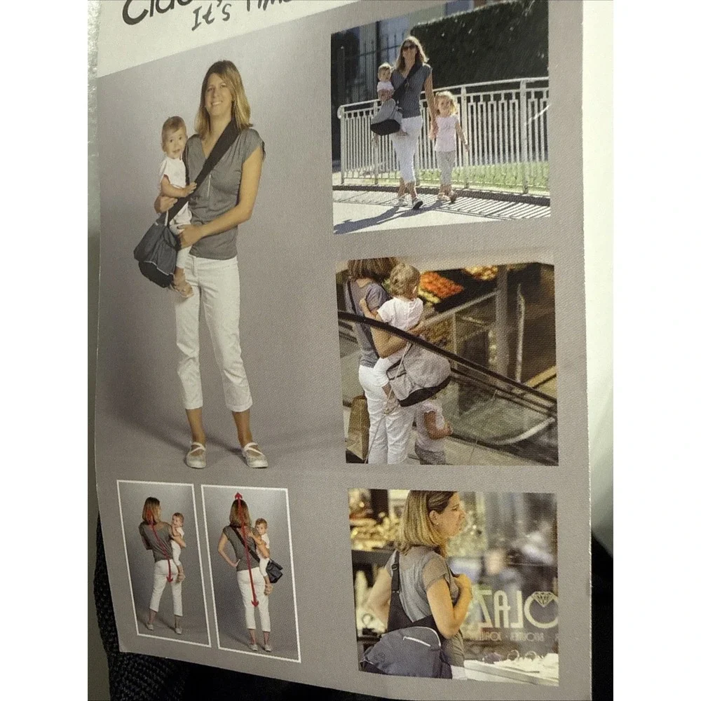 Clarssen's Kids Small Crossbody Diaper bag. NWT  Multi- Pockets Changing Pad